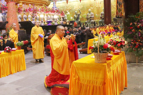 苏州重元寺举行清明粱皇宝忏之斋天祈福法会